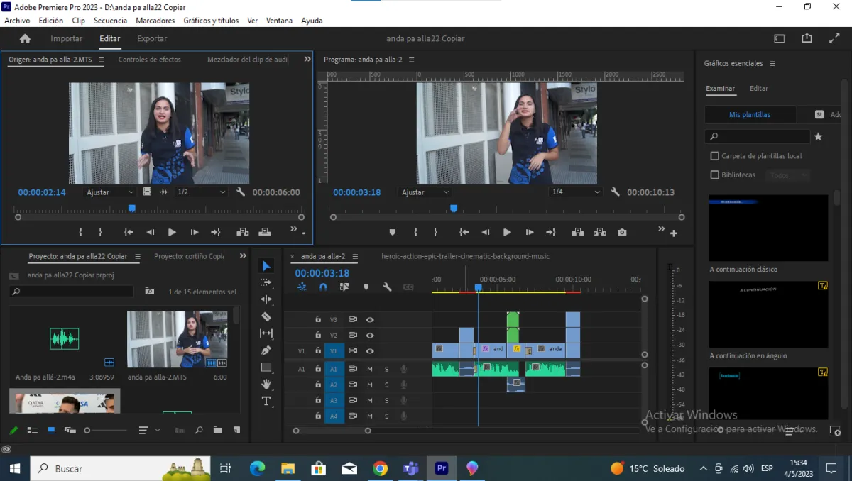 Edicion de videos para Youtube  