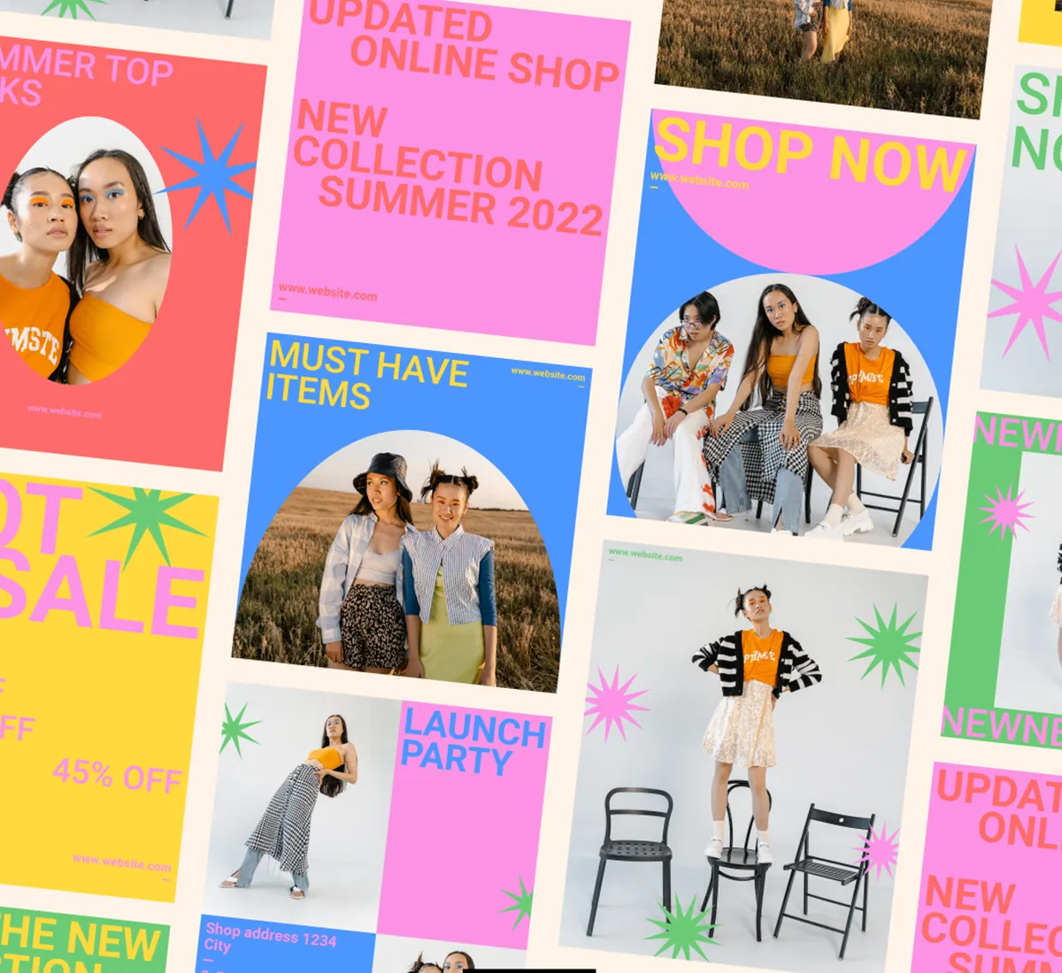 Diseño de posteos y stories para Instagram/Facebook
