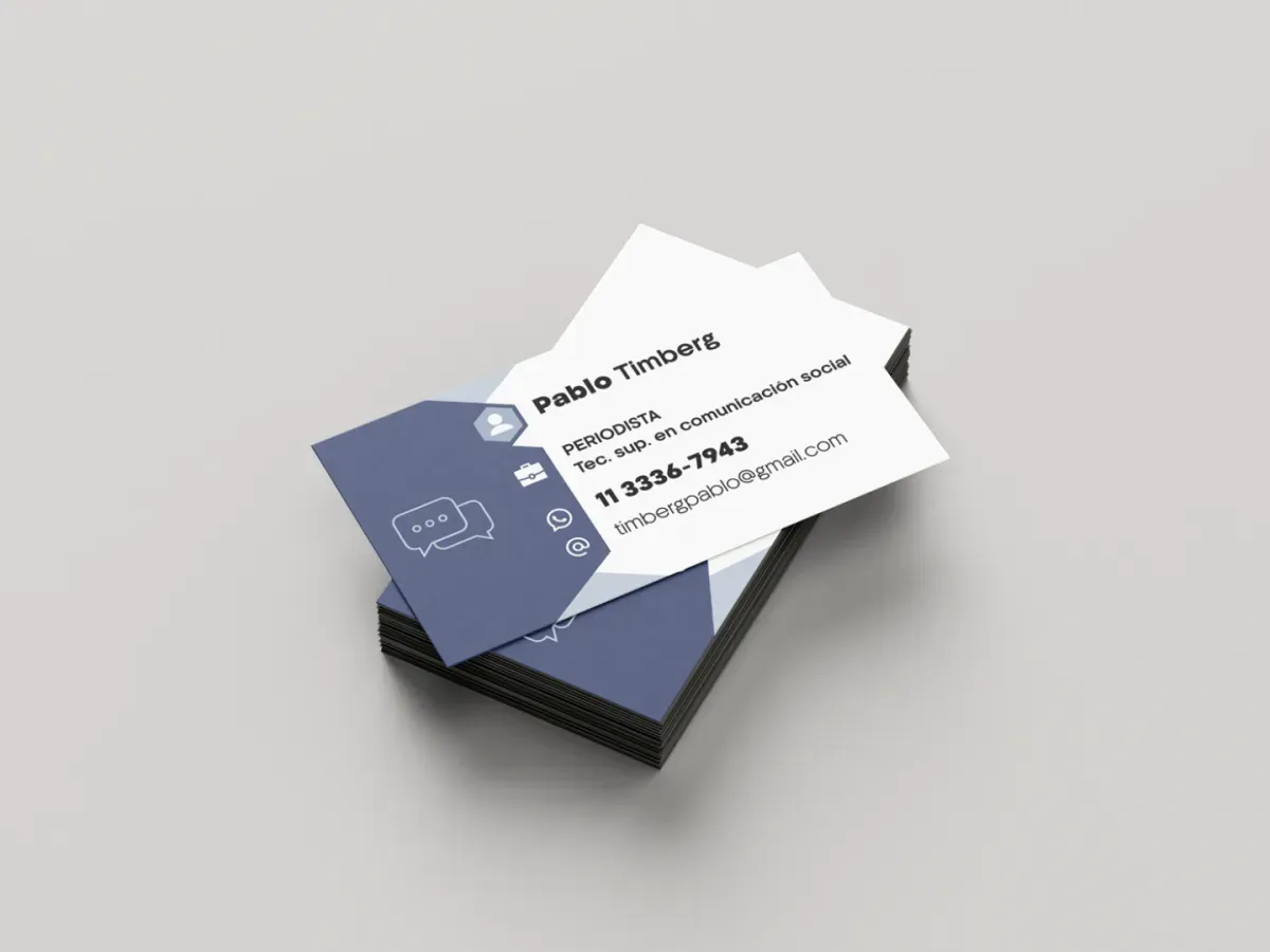 Diseño de tarjeta personal o empresarial 