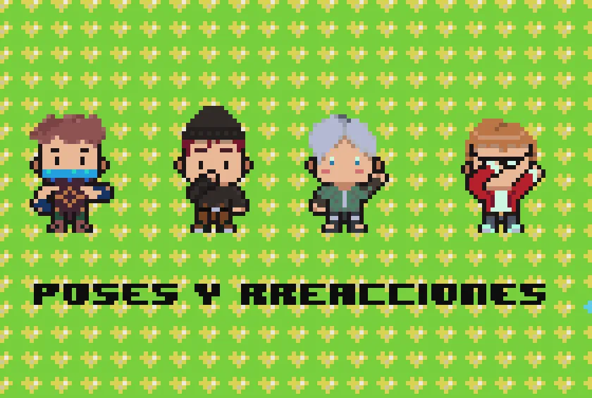 Creare para ti personajes pixel art simples y los animare