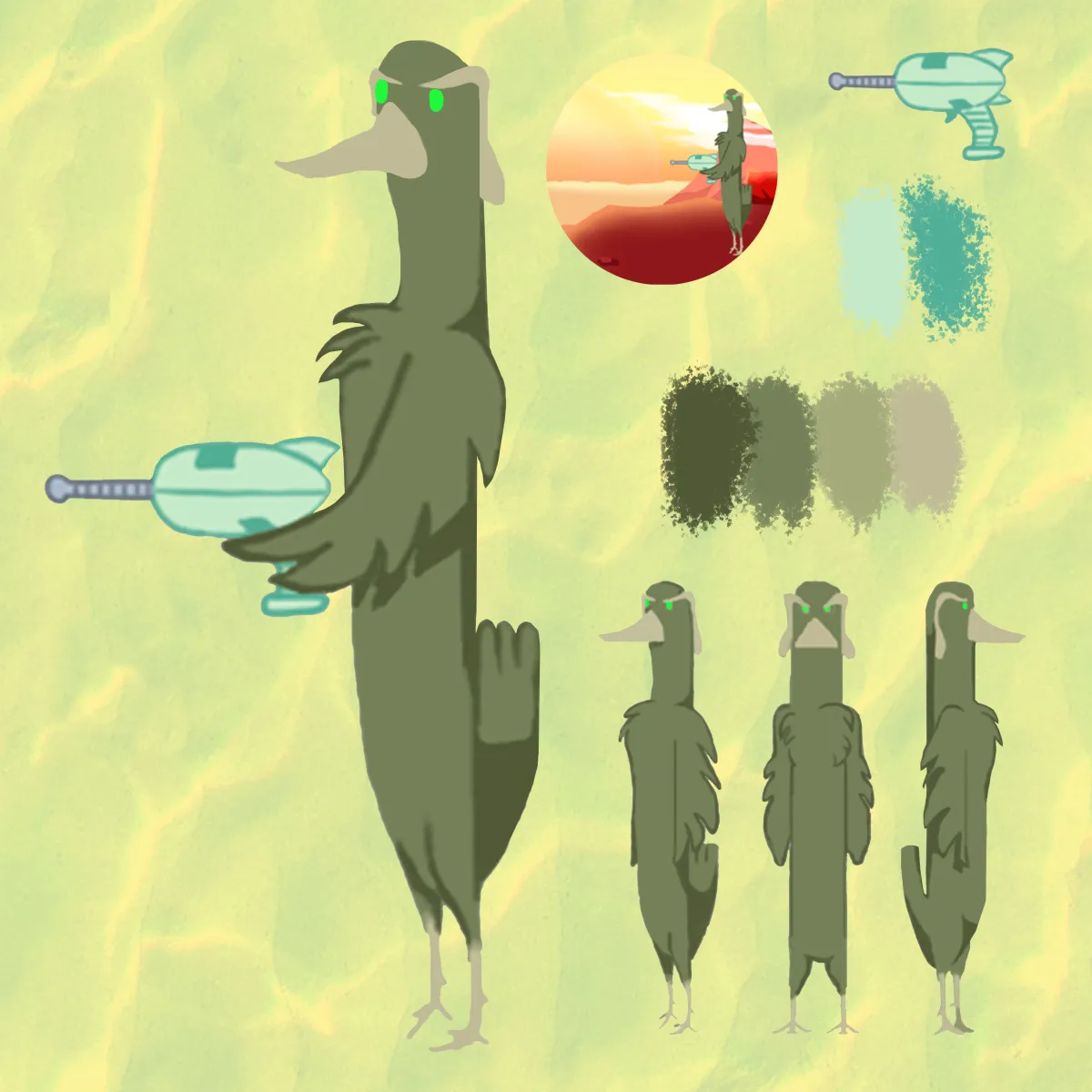 Diseño de personaje, character sheet