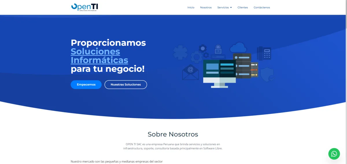 Sitio web con Angular o React