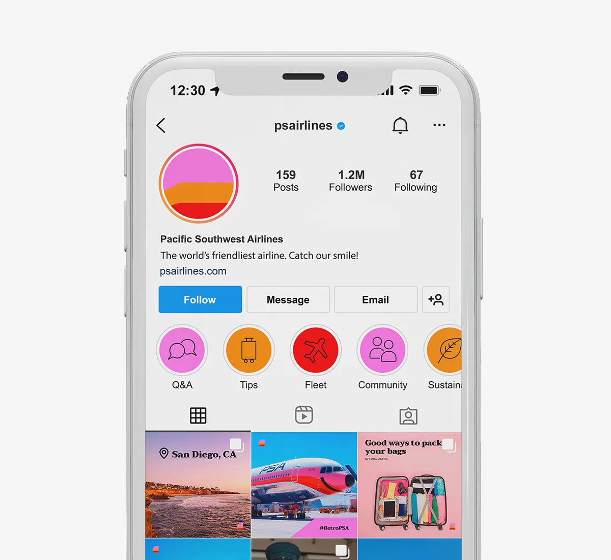 Diseño de posteos y stories para Instagram/Facebook