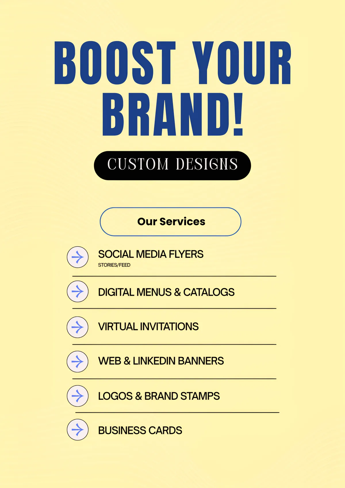 I will design modern social media flyers and posts