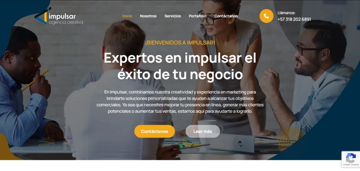 Creación de sitio web