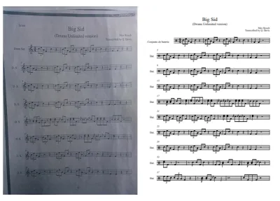 Transcribiré una pieza musical para vos