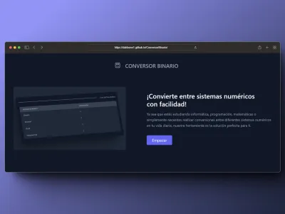 Página web sencilla con buen diseño
