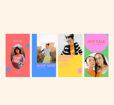 Diseño de posteos y stories para Instagram/Facebook