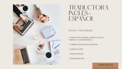 Traducción/ subtitulado/ clases de inglés
