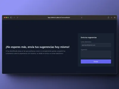 Página web sencilla con buen diseño