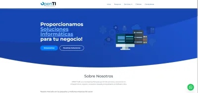 Sitio web con Angular o React