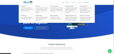 Sitio web con Angular o React
