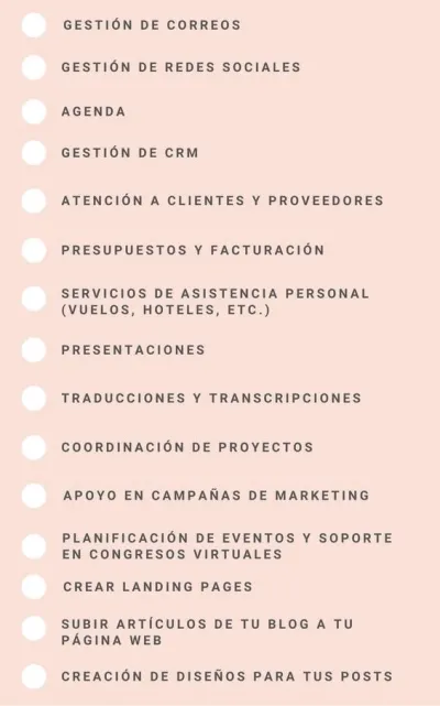 de tu asistente virtual y planificaré tu día a día 