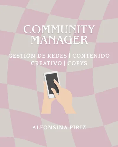 Me encargaré de tus redes: publicaciones, ideas creativas, copys y atención de mensajes.