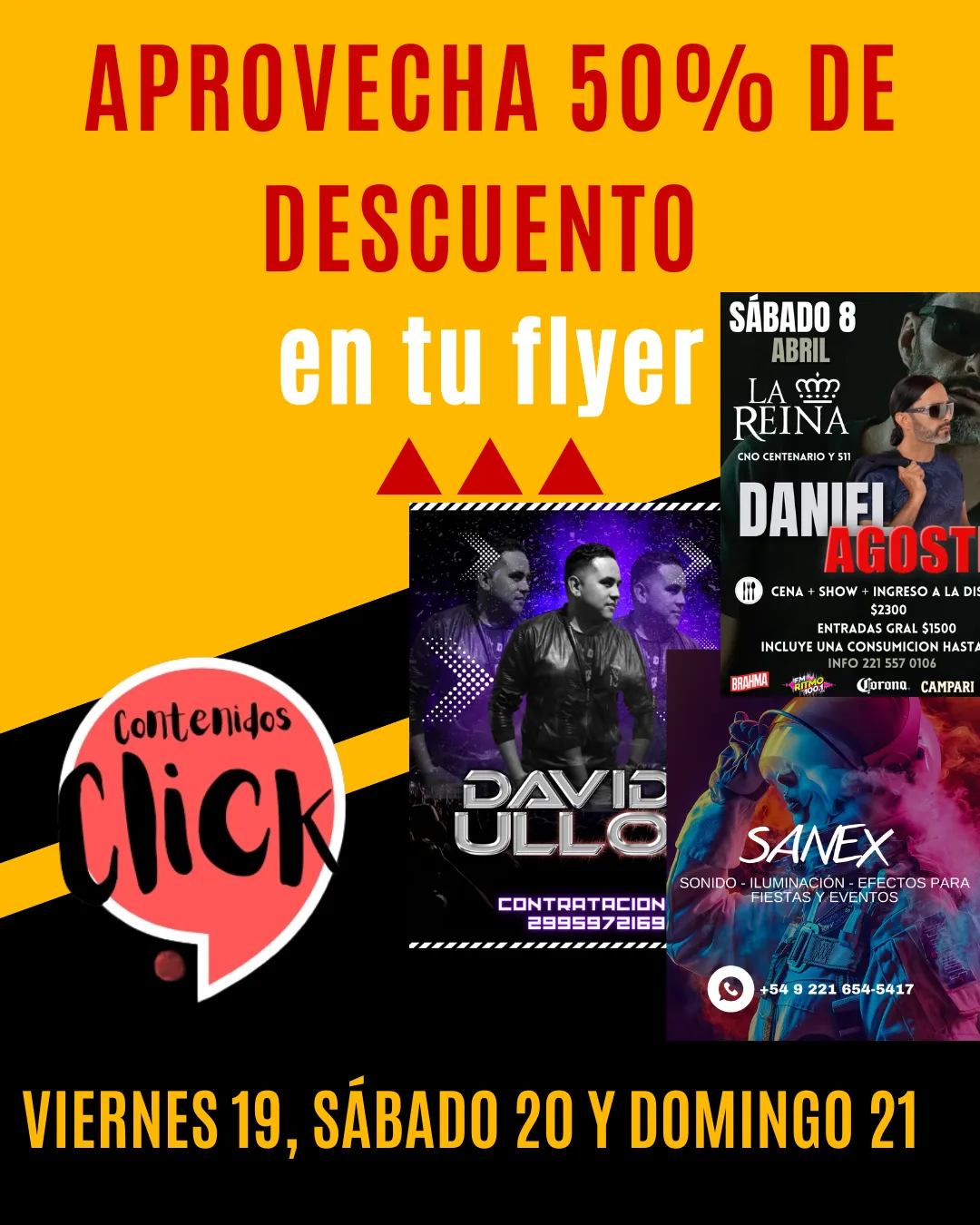 Diseño gráfico para redes sociales. Flyer y videos!!! | TuFreelo