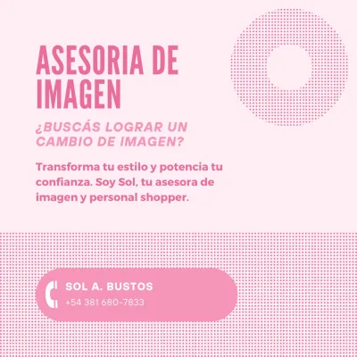 Tu asesora de imagen y personal shopper