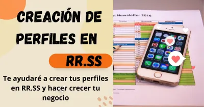creación de perfiles en redes sociales para tu negocio