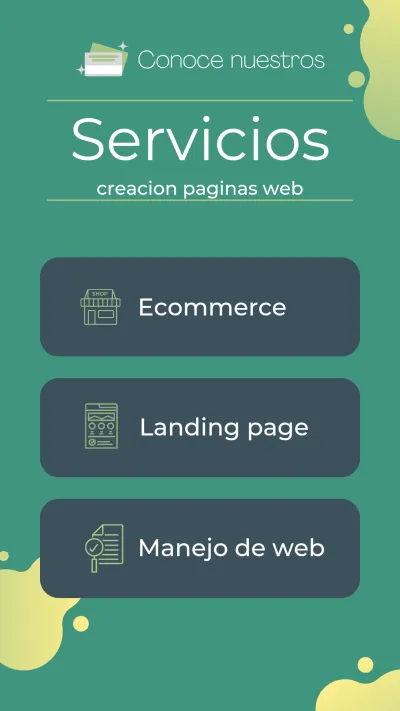 páginas web