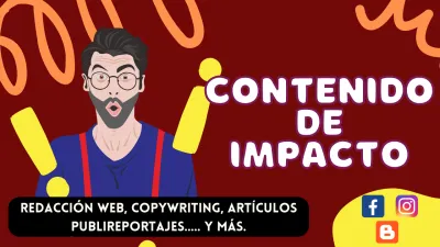 Redacción de contenidos web, redes sociales y medios digitales.