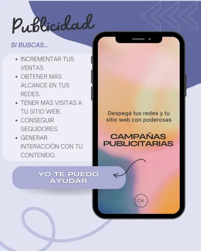 Publicidad para redes y sitios web