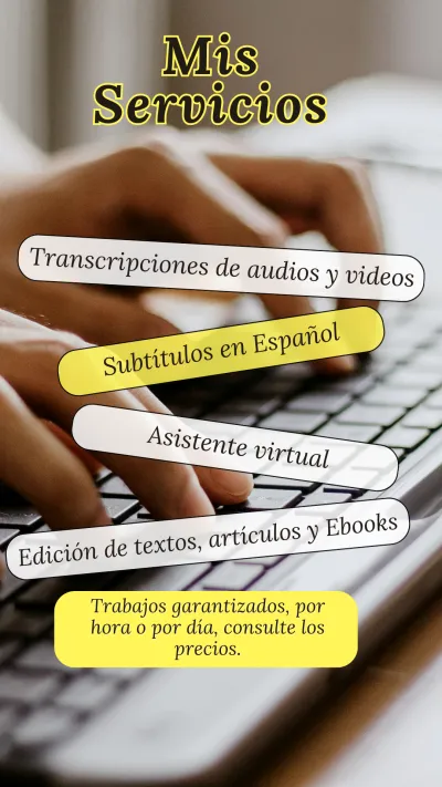 Transcribiré tus audios y videos en formato doc. 