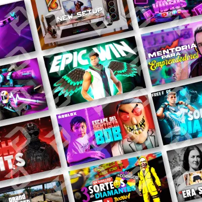 Diseño miniaturas profesionales para tus videos de YouTube