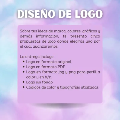 Diseño de logos y para Redes Sociales