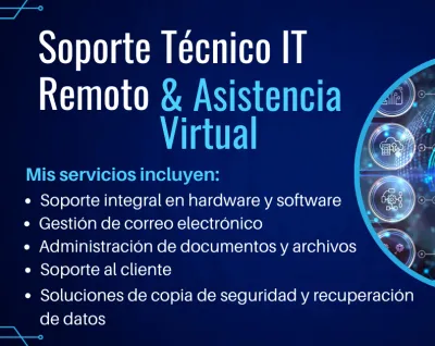 Asistencia Virtual y Soporte Técnico de Sistemas a Tu Alcance