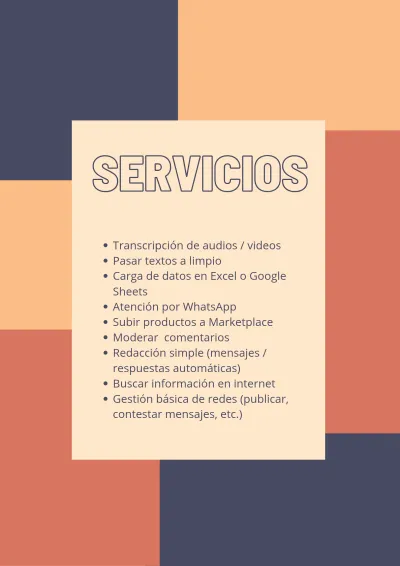 Brindaré un trabajo responsable y cumpliré todas mis tareas con compromiso