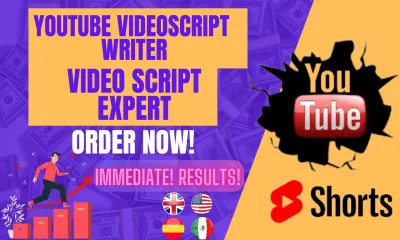 I will be your professional video script writer
